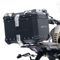 Baúl GPR TECH compatible con  Zontes 350 T1 ADV 2022/2024 e5 Baúl Alpi-Tech en aluminio, color negro con placa específica incluida Capacidad Litros 45