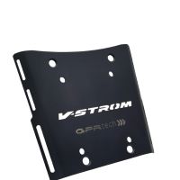 Baúl GPR TECH compatible con  Suzuki V-Strom Dl 650 2012/2016 e3 Baúl Alpi-Tech en aluminio, color negro con placa específica incluida Capacidad Litros 55