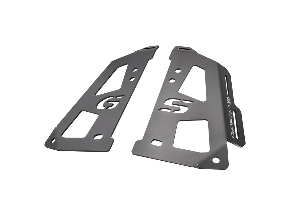 GPR TECH compatible con  Bmw R 1250 Gs 2021/2024 e5 Placa de fijación específica Top Case ALPITECH 55 LT compatible con portaequipajes original, fabricada en acero inoxidable con 4 puntos de anclaje