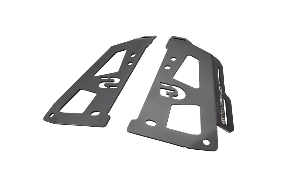 GPR TECH compatible con  Bmw R 1250 Gs 2021/2024 e5 Placa de fijación específica Top Case ALPITECH 55 LT compatible con portaequipajes original, fabricada en acero inoxidable con 4 puntos de anclaje