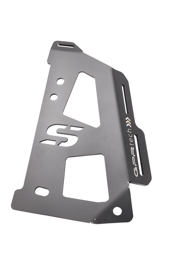 GPR TECH compatible con  Bmw R 1250 Gs 2021/2024 e5 Placa de fijación específica Top Case ALPITECH 55 LT compatible con portaequipajes original, fabricada en acero inoxidable con 4 puntos de anclaje