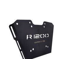 Baúl GPR TECH compatible con  Bmw R 1250 R - Rs 2019/2020 e4 Baúl Alpi-Tech en aluminio, color negro con placa específica incluida Capacidad Litros 55