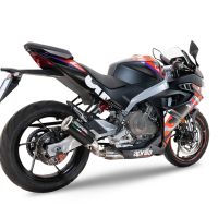 GPR escape compatible con  Aprilia RS 457 2024-2025, M3 Black Titanium, Escape completo, no legal para países de la UE, con db killer extraíble 