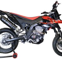 GPR escape compatible con  Aprilia Rx 125 2018-2020, Furore Evo4 Poppy, Escape homologado, legal, con db killer extraíble, tubo de conexión y catalizador 