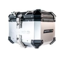 GPR TECH BAUL ALPI-TECH 26 LT. PLATA Baúl superior Top Case de aluminio color plata con placa universal incluida Capacidad Litros 26