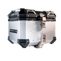GPR TECH BAUL ALPI-TECH 26 LT. PLATA Baúl superior Top Case de aluminio color plata con placa universal incluida Capacidad Litros 26
