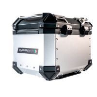 GPR TECH BAUL ALPI-TECH 26 LT. PLATA Baúl superior Top Case de aluminio color plata con placa universal incluida Capacidad Litros 26