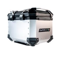 GPR TECH BAUL ALPI-TECH 26 LT. PLATA Baúl superior Top Case de aluminio color plata con placa universal incluida Capacidad Litros 26