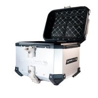 GPR TECH BAUL ALPI-TECH 26 LT. PLATA Baúl superior Top Case de aluminio color plata con placa universal incluida Capacidad Litros 26