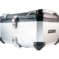 Baúl GPR TECH compatible con  Aprilia Tuareg 660 2021/2024 e5 Baúl Alpi-Tech en aluminio color plata con placa específica incluida Capacidad Litros 55