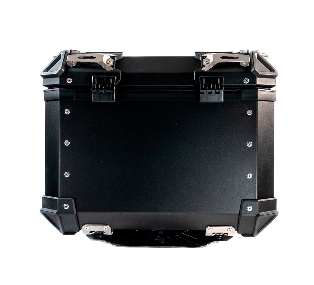 Baúl GPR TECH compatible con  Honda Forza 300 2018/2023 Baúl Alpi-Tech en aluminio, color negro con placa específica incluida Capacidad Litros 45