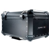 Baúl GPR TECH compatible con  Benelli Trk 502 2017/2020 e4 Baúl Alpi-Tech en aluminio, color negro con placa específica incluida Capacidad Litros 55