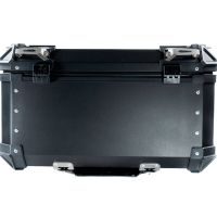 Baúl GPR TECH compatible con  Benelli Trk 502 2017/2020 e4 Baúl Alpi-Tech en aluminio, color negro con placa específica incluida Capacidad Litros 55