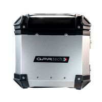 GPR TECH BAUL ALPI-TECH 45 LT. PLATA Baúl superior Top Case de aluminio, respaldo blando incluido, color plata con placa universal incluida Capacidad Litros 45