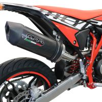 Escape compatible con Beta RR 125 4T Enduro 2021-2024, Furore Evo4 Poppy, Escape homologaedo, legal para mercados fuera de la UE, incluido tubo de enlace y db killer extraíble 