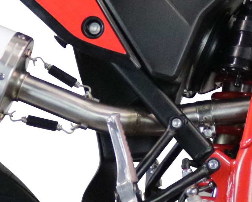 Escape compatible con Beta RR 125 4T Enduro 2021-2024, Albus Evo4, Escape homologaedo, legal para mercados fuera de la UE, incluido tubo de enlace y db killer extraíble 