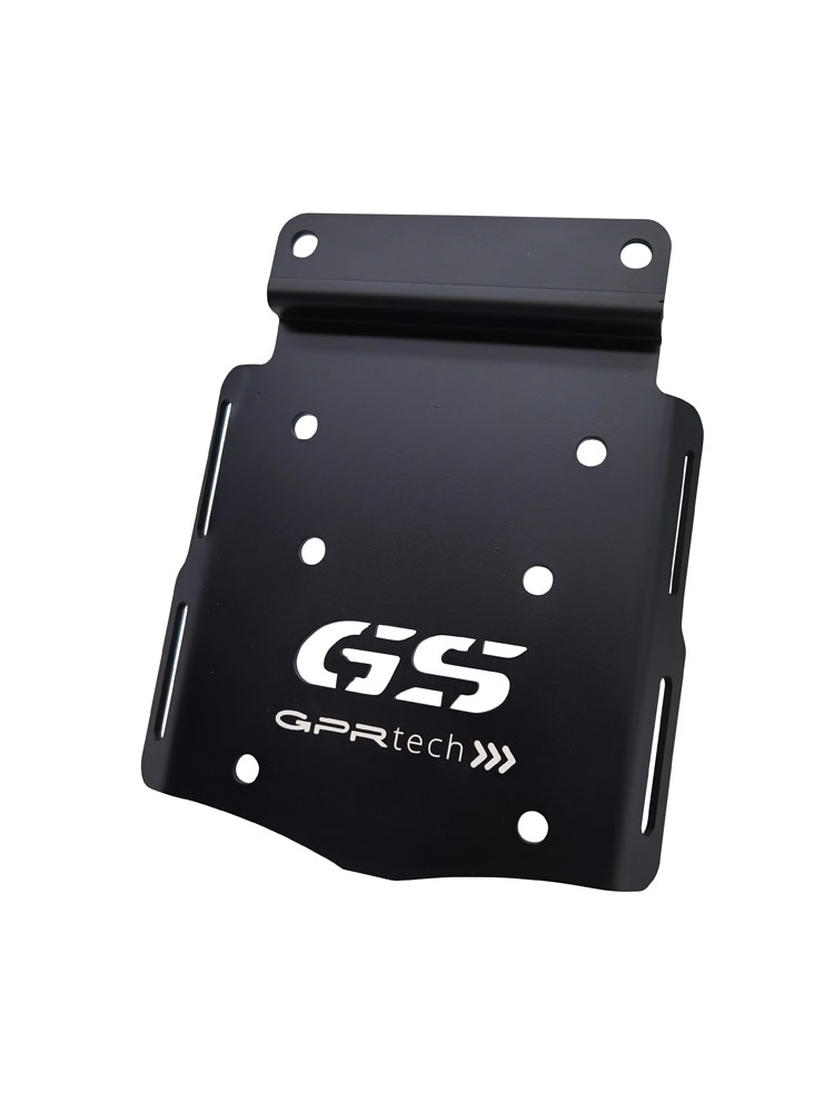 Baúl GPR TECH compatible con  Bmw F 800 Gs 2008/2015 Baúl Alpi-Tech en aluminio, color negro con placa específica incluida Capacidad Litros 45