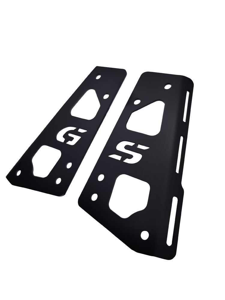 Baúl GPR TECH compatible con  Bmw F 750 Gs 2021/2024 e5 Baúl Alpi-Tech en aluminio, color negro con placa específica incluida Capacidad Litros 35