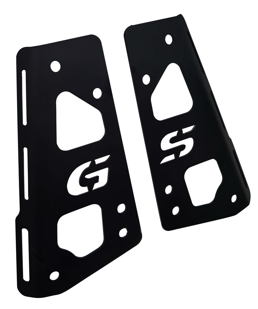Baúl GPR TECH compatible con  Bmw F 750 Gs 2021/2024 e5 Baúl Alpi-Tech en aluminio, color negro con placa específica incluida Capacidad Litros 35