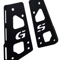Baúl GPR TECH compatible con  Bmw F 750 Gs 2021/2024 e5 Baúl Alpi-Tech en aluminio, color negro con placa específica incluida Capacidad Litros 35