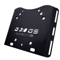 Baúl GPR TECH compatible con  Bmw G 310 Gs 2017/2021 e4 Baúl Alpi-Tech en aluminio, color negro con placa específica incluida Capacidad Litros 45