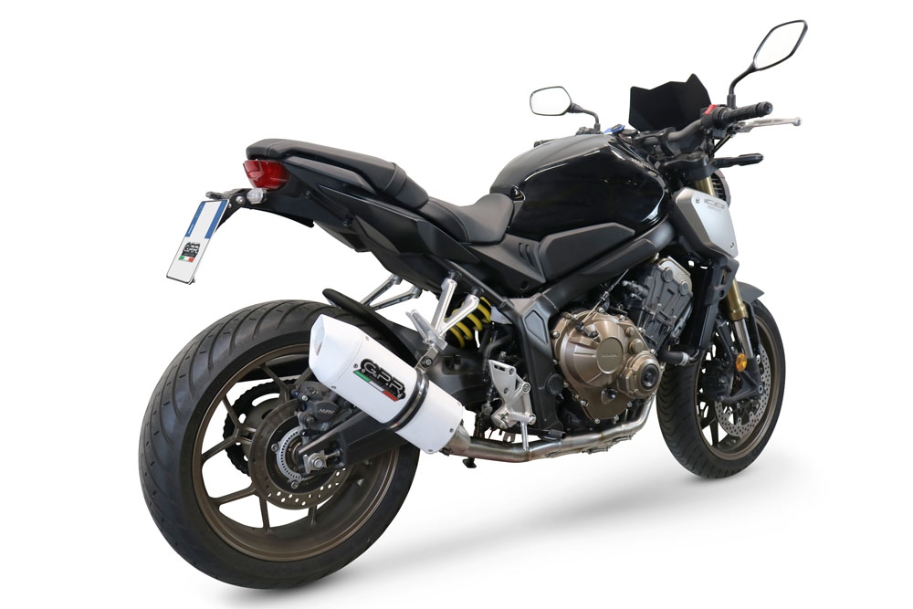 Escape compatible con Honda Cbr 650 F 2017-2018, Albus Evo4, Escape completo, no legal para países de la UE, con db killer extraíble 