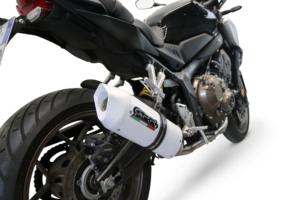 Escape compatible con Honda Cbr 650 F 2017-2018, Albus Evo4, Escape completo, no legal para países de la UE, con db killer extraíble 