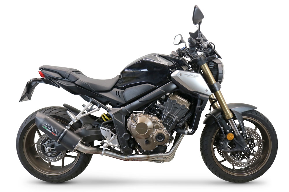 Escape compatible con Honda Cbr 650 R 2019-2020, Furore Evo4 Nero, Escape completo, no legal para países de la UE, con db killer extraíble 