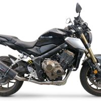 Escape compatible con Honda Cbr 650 R 2019-2020, Furore Evo4 Nero, Escape completo, no legal para países de la UE, con db killer extraíble 