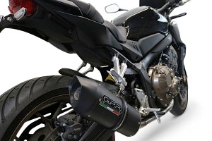 Escape compatible con Honda Cbr 650 R 2019-2020, Furore Evo4 Nero, Escape completo, no legal para países de la UE, con db killer extraíble 