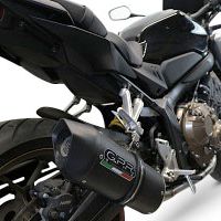 Escape compatible con Honda Cbr 650 R 2019-2020, Furore Evo4 Nero, Escape completo, no legal para países de la UE, con db killer extraíble 