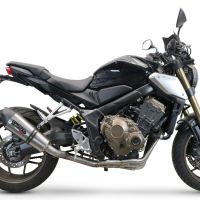 Escape compatible con Honda Cb 650 F 2017-2018, Gpe Ann. Titanium, Escape completo, no legal para países de la UE, con db killer extraíble 