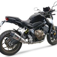 Escape compatible con Honda Cb 650 F 2017-2018, Gpe Ann. Titanium, Escape completo, no legal para países de la UE, con db killer extraíble 