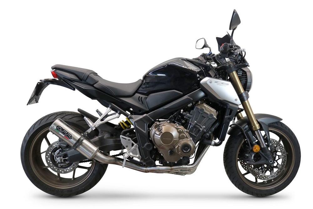 Escape compatible con Honda Cbr 650 F 2017-2018, M3 Inox , Escape completo, no legal para países de la UE, con db killer extraíble 