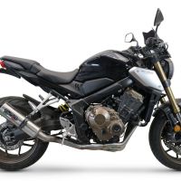 Escape compatible con Honda Cbr 650 F 2017-2018, M3 Inox , Escape completo, no legal para países de la UE, con db killer extraíble 