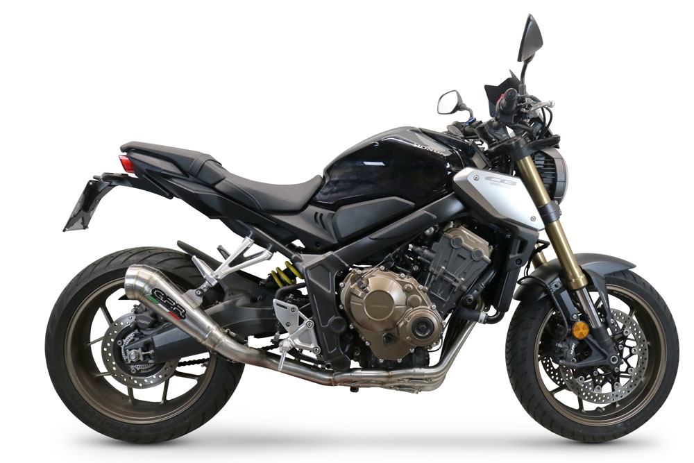 Escape compatible con Honda Cb 650 F 2019-2022, Powercone Evo, Escape completo, no legal para países de la UE, con db killer extraíble 