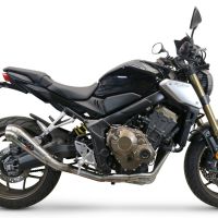 Escape compatible con Honda Cb 650 F 2019-2022, Powercone Evo, Escape completo, no legal para países de la UE, con db killer extraíble 