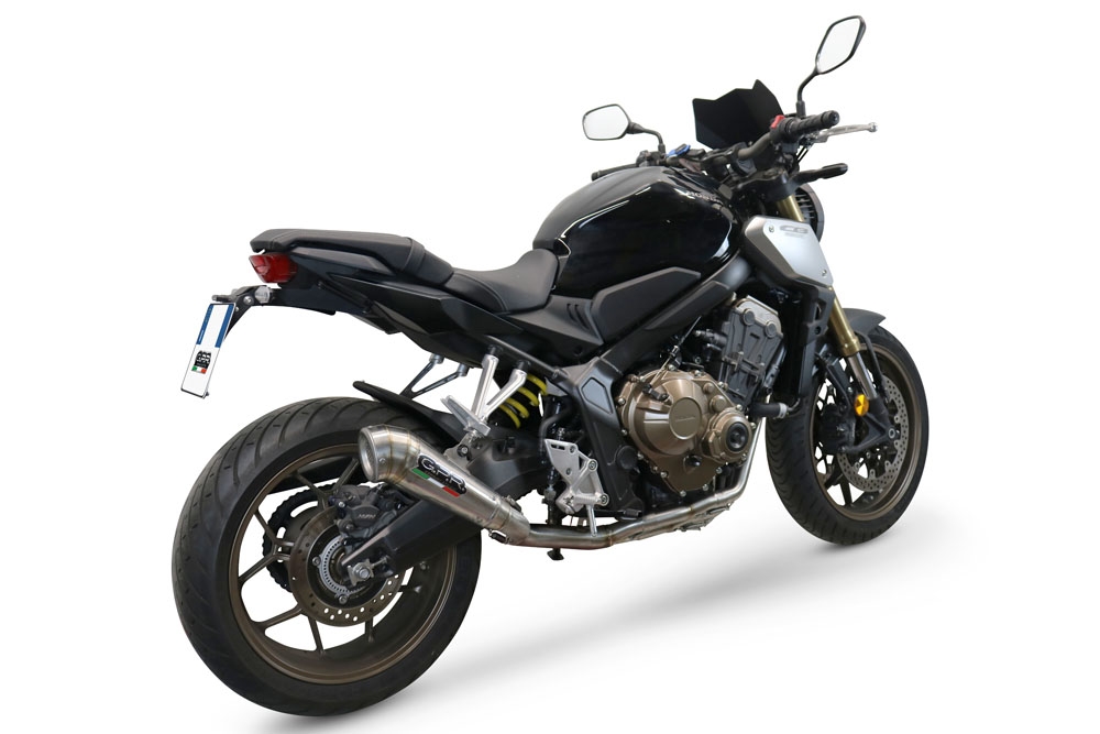 Escape compatible con Honda Cb 650 F 2019-2022, Powercone Evo, Escape completo, no legal para países de la UE, con db killer extraíble 
