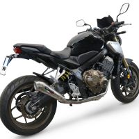 Escape compatible con Honda Cb 650 F 2019-2022, Powercone Evo, Escape completo, no legal para países de la UE, con db killer extraíble 