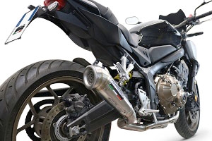 Escape compatible con Honda Cb 650 F 2019-2022, Powercone Evo, Escape completo, no legal para países de la UE, con db killer extraíble 