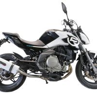 GPR escape compatible con  Cf Moto 400 NK 2021-2023, Albus Evo4, Escape legal, homologado, silenciador con catalizador, db killer desmontable y tubo de conexión específico 