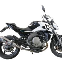 GPR escape compatible con  Cf Moto 400 NK 2019-2020, New Grand Prix Evo Titanium, Escape legal, homologado, silenciador con catalizador, db killer desmontable y tubo de conexión específico 