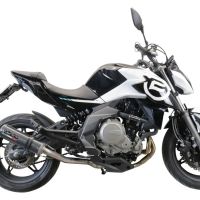 GPR escape compatible con  Cf Moto 650 Mt 2019-2020, M3 Poppy , Escape legal, homologado, silenciador con catalizador, db killer desmontable y tubo de conexión específico 
