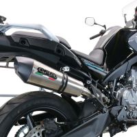 Escape compatible con Cf Moto 800 Mt Touring 2022-2024, GP Evo4 Titanium, Escape legal, homologado, silenciador con db killer desmontable y tubo de conexión específico 