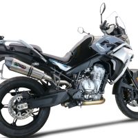 Escape compatible con Cf Moto 800 Mt Touring 2022-2024, GP Evo4 Titanium, Escape legal, homologado, silenciador con db killer desmontable y tubo de conexión específico 