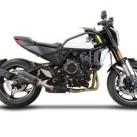 GPR escape compatible con  Cf Moto 700 CL-X Adv 2022-2024, New Grand Prix Evo Poppy, Escape legal, homologado, silenciador con db killer desmontable y tubo de conexión específico 