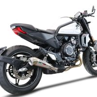 GPR escape compatible con  Cf Moto 700 CL-X Sport 2022-2024, Powercone Evo, Escape legal, homologado, silenciador con db killer desmontable y tubo de conexión específico 