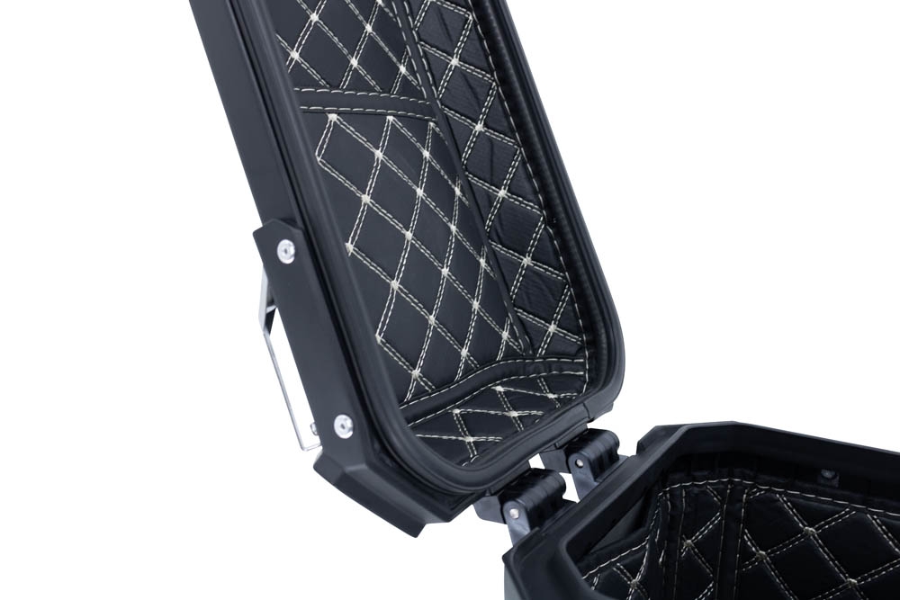 GPR TECH Par de maletas laterales en aluminio sin rack específico, color plata Capacidad 38 LT. + 38 LT. Capacidad 38 LT. + 38 LT.