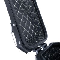 GPR TECH Par de maletas laterales en aluminio sin rack específico, color plata Capacidad 38 LT. + 38 LT. Capacidad 38 LT. + 38 LT.