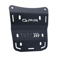 GPR TECH compatible con  Ducati Multistrada V4 / V4S / V4S Sport 1100 2021/2024 Baúl Alpi-Tech en aluminio, color negro con placa específica incluida Capacidad Litros 45